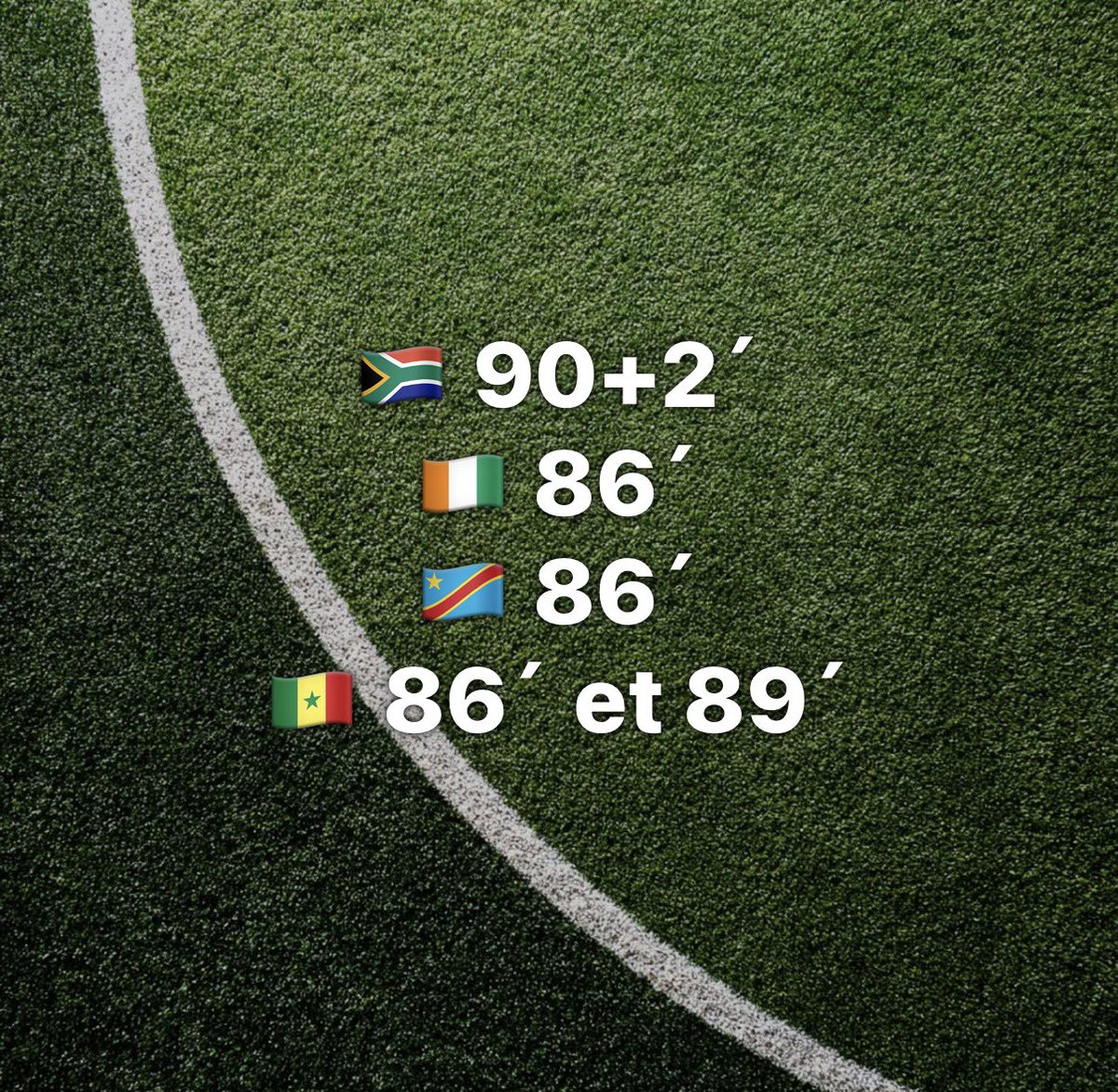 Cotedivoireoff_'s tweet photo. L’AFRIQUE ET LA 80e minute. https://t.co/S7Qven27yQ