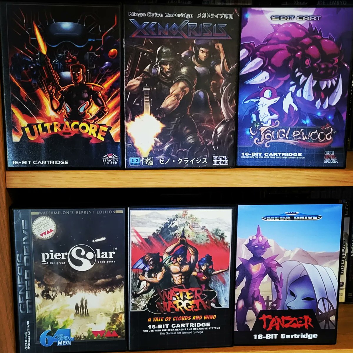 St1ka's tweet photo. Casual reminder that the NES, Gameboy and Sega Genesis/ Mega Drive homebrew scenes have been consistently releasing new PHYSICAL games for years https://t.co/f3WnWVFh52