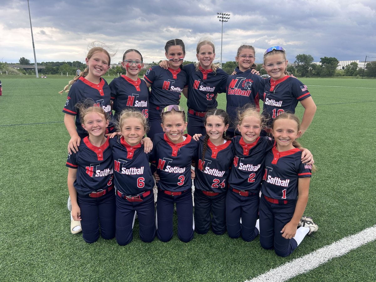 NTSoftball2's tweet photo. NT Tractorhouse 9u Nauenburg capped off the year competing at Class C State in Hastings.

The future is bright for this young group! A huge thank you to our coaches, families, and everyone who cheered these girls on all season long.

Until next season… 💙🥎❤️ https://t.co/rSmvaNum8U