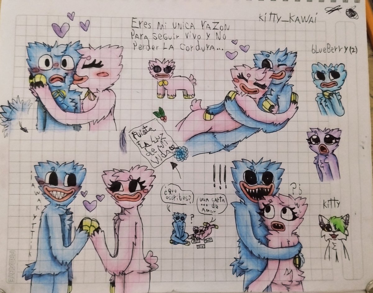 pixi_kitty's tweet photo. 🫐🌸Dibujos LoveBite🌸🫐
✿⁠ ⁠
♡
✿⁠
 ⁠♡
✿⁠
 ⁠♡
Pronto subiré el árbol genealógico de sus bebes 😺 #HuggyxKissy #Lovebite #PoppyPlaytime #fypシ https://t.co/e1JheFUlHr
