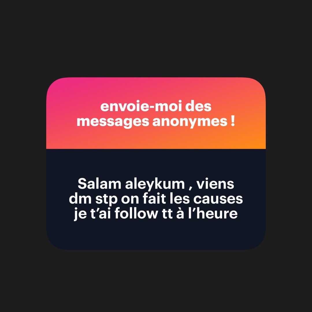 hurija_'s tweet photo. Aleykoum salam 
1er point : il y a deux hommes qui m’ont follow et que j’ai SB, je ne me souviens d’aucun des deux
2e point : est-ce que tu crois vraiment que je vais venir en DM suite à ton NGL ?
Les frères svp, soyez sérieux dans vos démarches et respectez vos sœurs fillah
⤵️ https://t.co/toMbSuQ90V