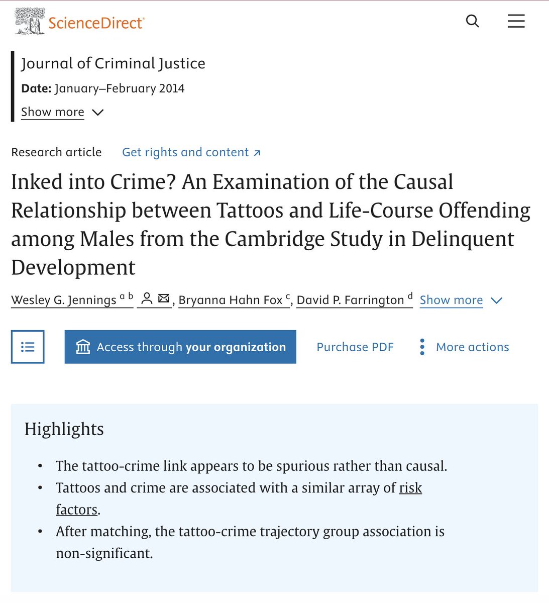 Partisangirl's tweet photo. The higher the income, the less likelihood of having a tattoo.

People with Tattoos are more likely to have mental illnesses

Tattoos cause autoimmune disorders.

Tattooed people are more likely to commit a crime.

So if you have a tattooed, you are more likely to be poor, sick, criminal and mentally ill.