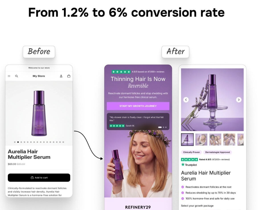 RyanMitch_Dev's tweet photo. @leondwolf Sure, What I build is a CRO optimized stores, Solely build to have maximum visitor who got convert, IF you are interested to build something dope, You can Feel free to message me. https://t.co/at88lSkyTG