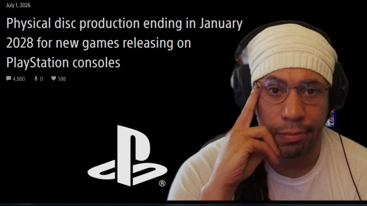 unrooolie's tweet photo. Well here it is. The end of physical media. https://t.co/qyaZlvDAhc https://t.co/tiW1d53bPr