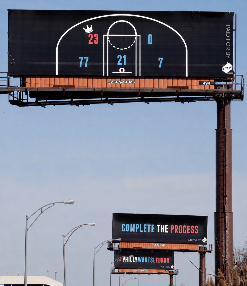 AidanLaPorta69's tweet photo. Let’s make this billboard a reality!!!! @KingJames https://t.co/ULAri2DwpH