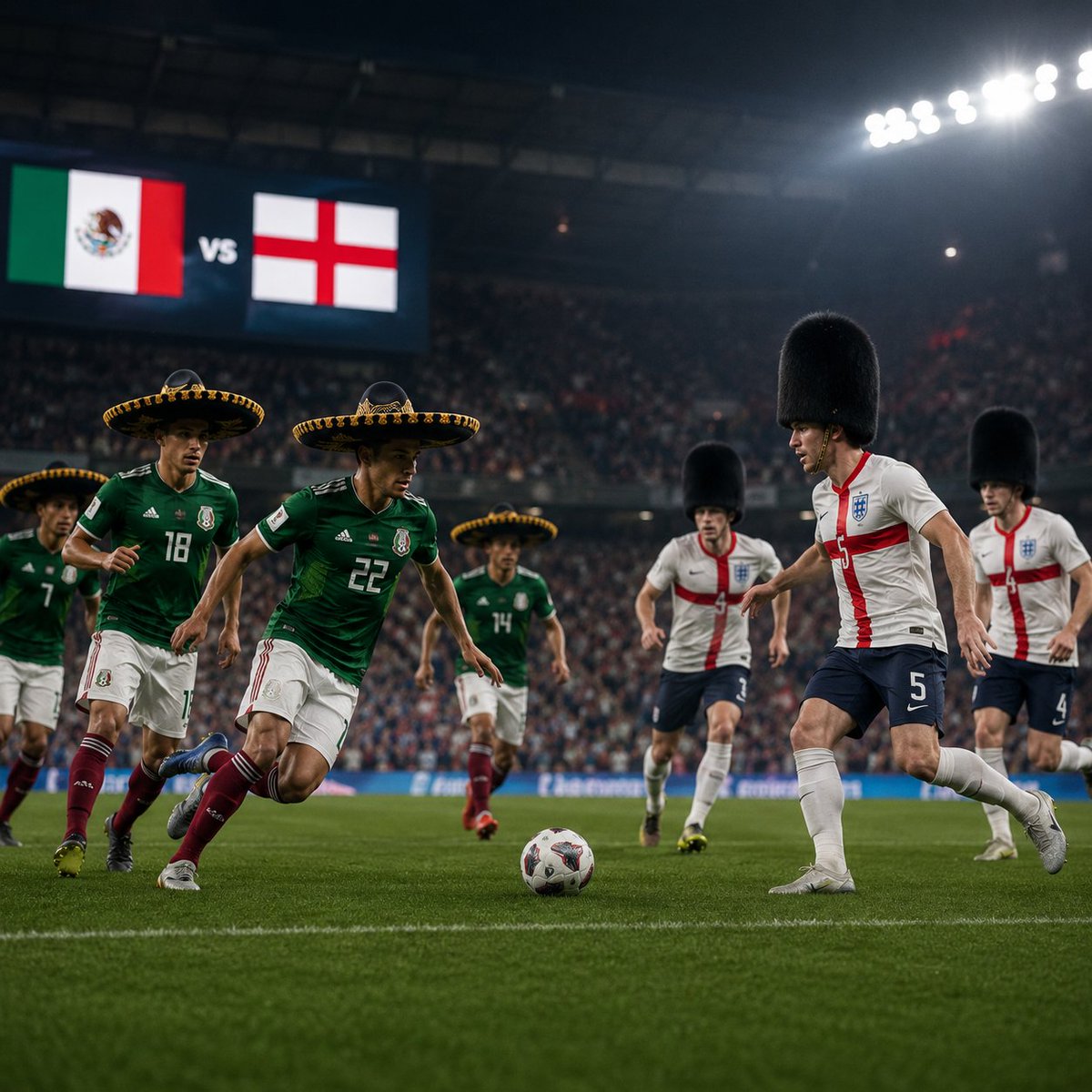 danieloso's tweet photo. En MEX vs ENG cada equipo debe jugar con su sombrero típico o si no, no quiero nada... https://t.co/k5UA3okpkH