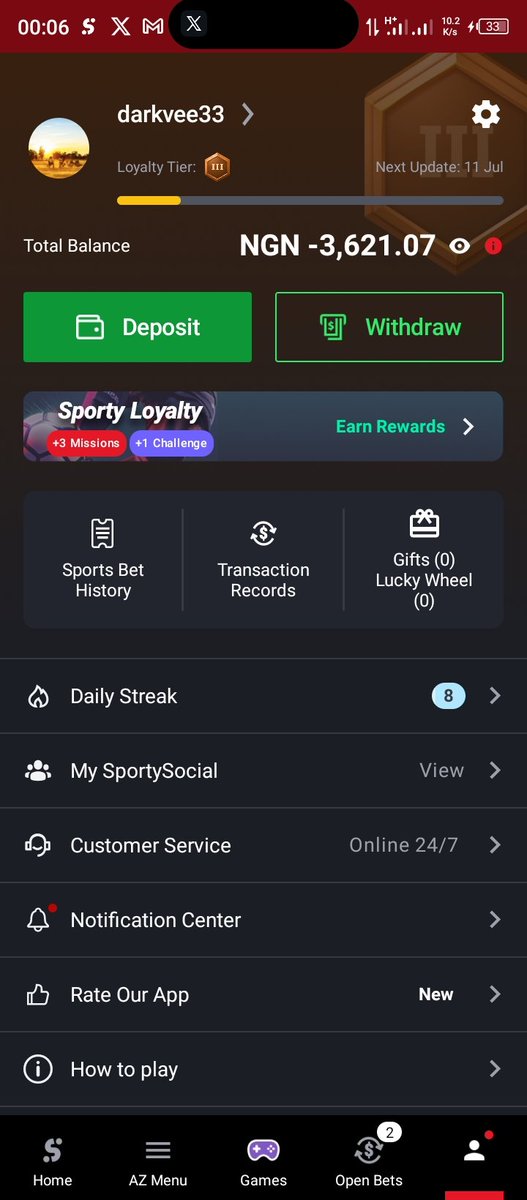 victorimoh2007's tweet photo. First man to owe sportybet https://t.co/PNXzVQxiX0