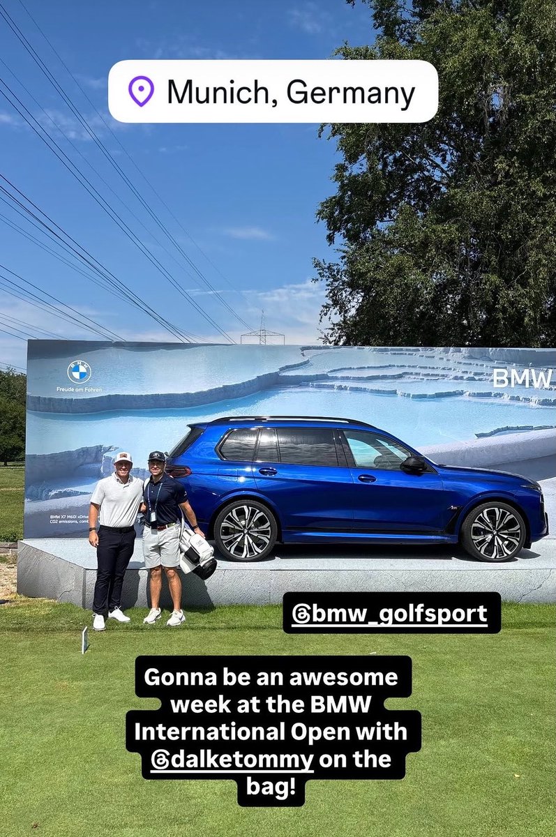 NUCLRGOLF's tweet photo. ⛳️🎥🥹 #LOVE TO SEE IT — Golf content creator Brad Dalke received an invitation to this week's BMW International Open on the DP World Tour, and he announced that his older brother Tommy will be on the bag

(Via: @DalkeKong3) https://t.co/Dnga1SthSQ