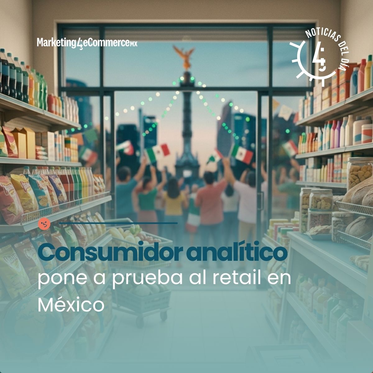 Mkt4eCommerceMX's tweet photo. ⚽️🛒 200,000 MDP en juego: El Mundial pone a prueba al retail mexicano

🇲🇽 Las marcas se enfrentan a un consumidor mucho más analítico y cazador de ofertas, obligando al retail a competir con mejores precios y omnicanalidad.🔥

🔗 https://t.co/ZjMx7U7YjD https://t.co/Q5OSuiKgiF