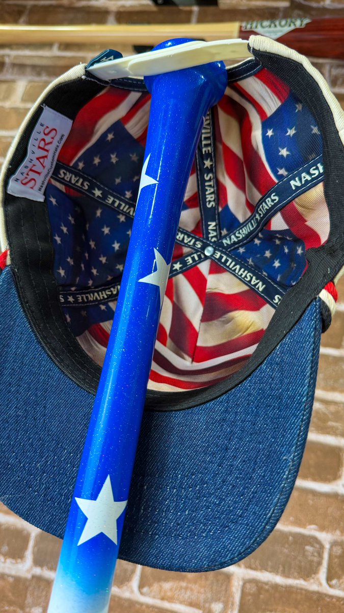NashvilleStars's tweet photo. 🚨 Giveaway 🚨

America’s turning 250, and we’re celebrating with a prize worthy of the occasion

We teamed up with @OldHickoryBats to give one winner:

🇺🇸 Nashville Stars & Stripes USA 250th Anniversary Hat
🇺🇸 Old Hickory’s 33” J143M Steel Pressed USA 250th Anniversary Bat

For a chance to win: 
⭐️Must be following: @NashvilleStars & @OldHickoryBats 

⭐️Tag a friend in the comments

⭐️Bonus entry? Post this to your story

Winner picked one week from today on 7/8. Good luck 🎆