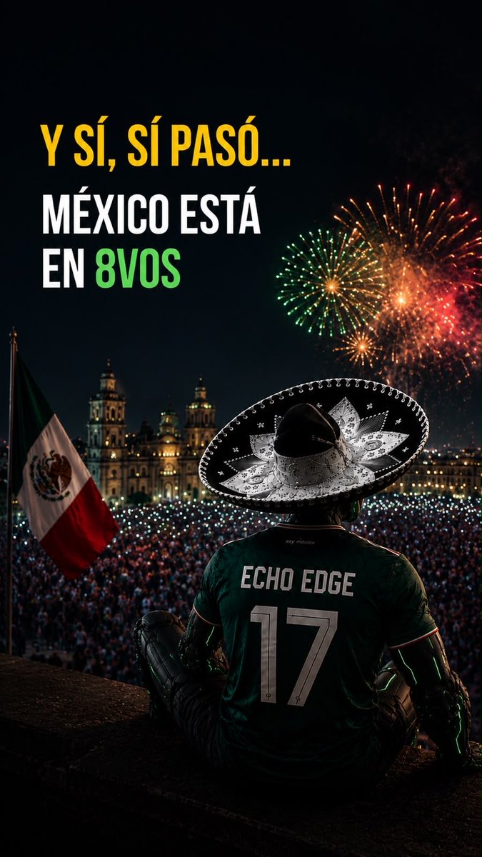 EchoEdgeRelax's tweet photo. Y si sí pasó… 🇲🇽❤️
Celebramos
Gritamos 
Nos emocionamos 
Ahora toca bajar las pulsaciones🌙✨
🎧Echo Edge Relax
#ysisi #mexico #Mundial26 #FIFAWorldCup #echoedgerelax #echoedgemusic https://t.co/PNZjZ0k9Zu
