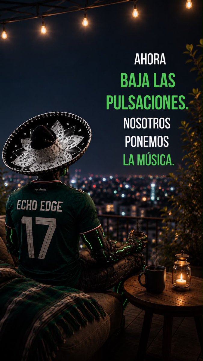 EchoEdgeRelax's tweet photo. Y si sí pasó… 🇲🇽❤️
Celebramos
Gritamos 
Nos emocionamos 
Ahora toca bajar las pulsaciones🌙✨
🎧Echo Edge Relax
#ysisi #mexico #Mundial26 #FIFAWorldCup #echoedgerelax #echoedgemusic https://t.co/PNZjZ0k9Zu
