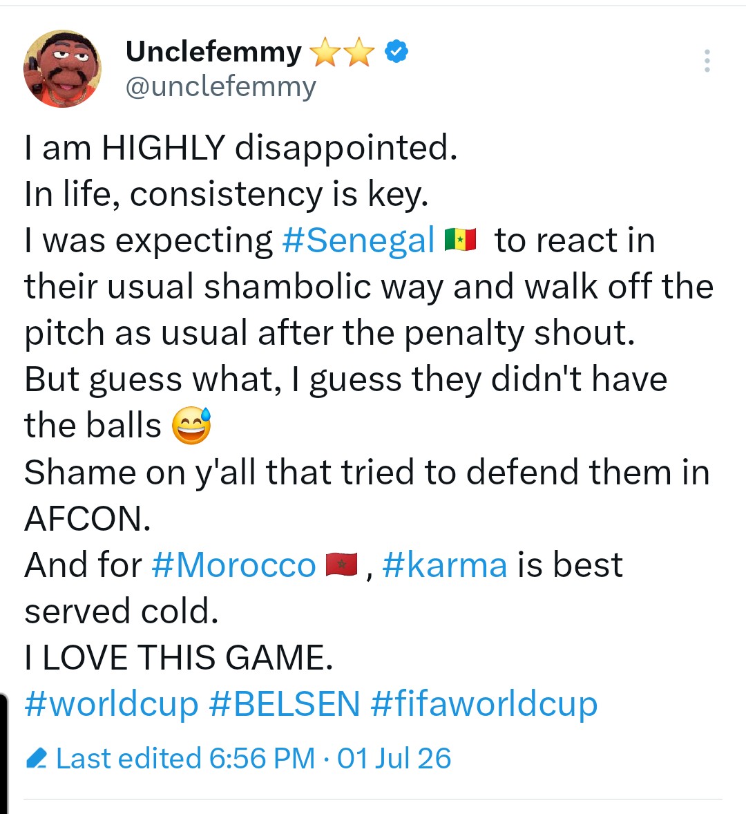 Unclefemmy ⭐⭐ tweet media