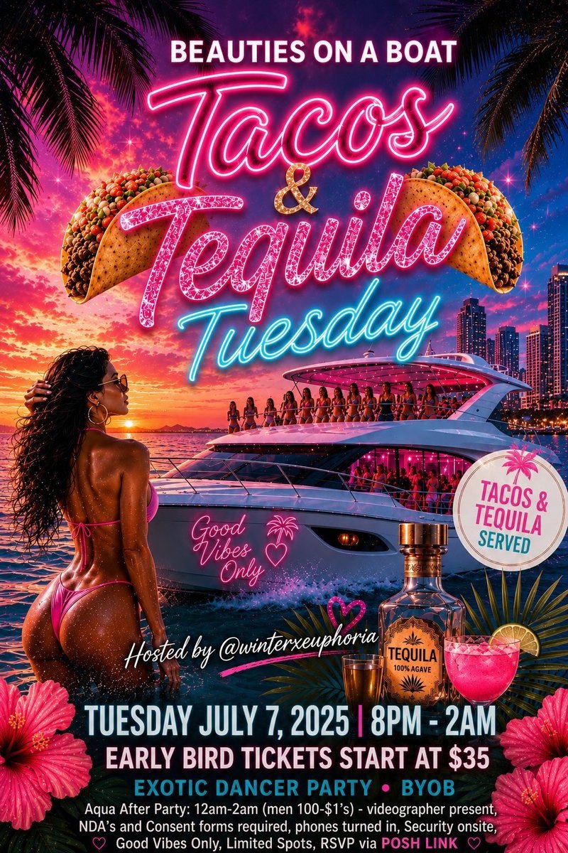 MilkshkeTheBrat's tweet photo. Dtx what we on back on the boats Tuesday w/ @Euphoriasw0rld 🤸🏾‍♀️💰

Early Bird tickets 👇🏾
https://t.co/kvQtFWxVgg https://t.co/fnk2KKXTvj
