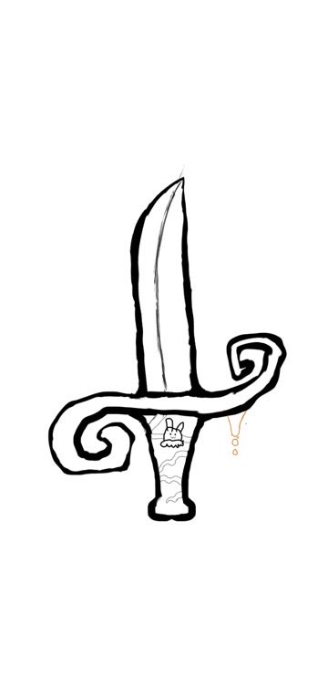 CultOfBerryC's tweet photo. Quick WIP post (ignore the shitty lines it’s been a while since I’ve actually tried drawing a weapon and I’m a car https://t.co/OeEqPeAMzs