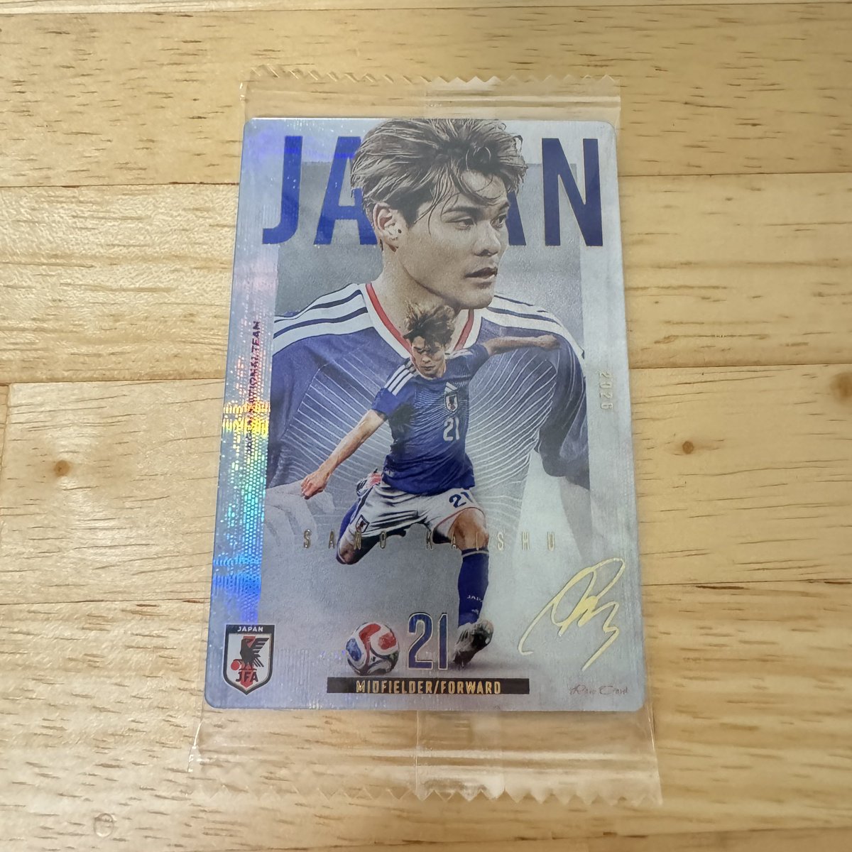 Sun1ent_SF's tweet photo. 日本代表 サッカー ウエハース 2026 レア トレカ 交換

譲) R 佐野海舟

求) R 伊東純也

📮同日発送
お気軽にリプやDMにてお声がけ下さい🙇‍♀️ https://t.co/SMKKBhNDS1
