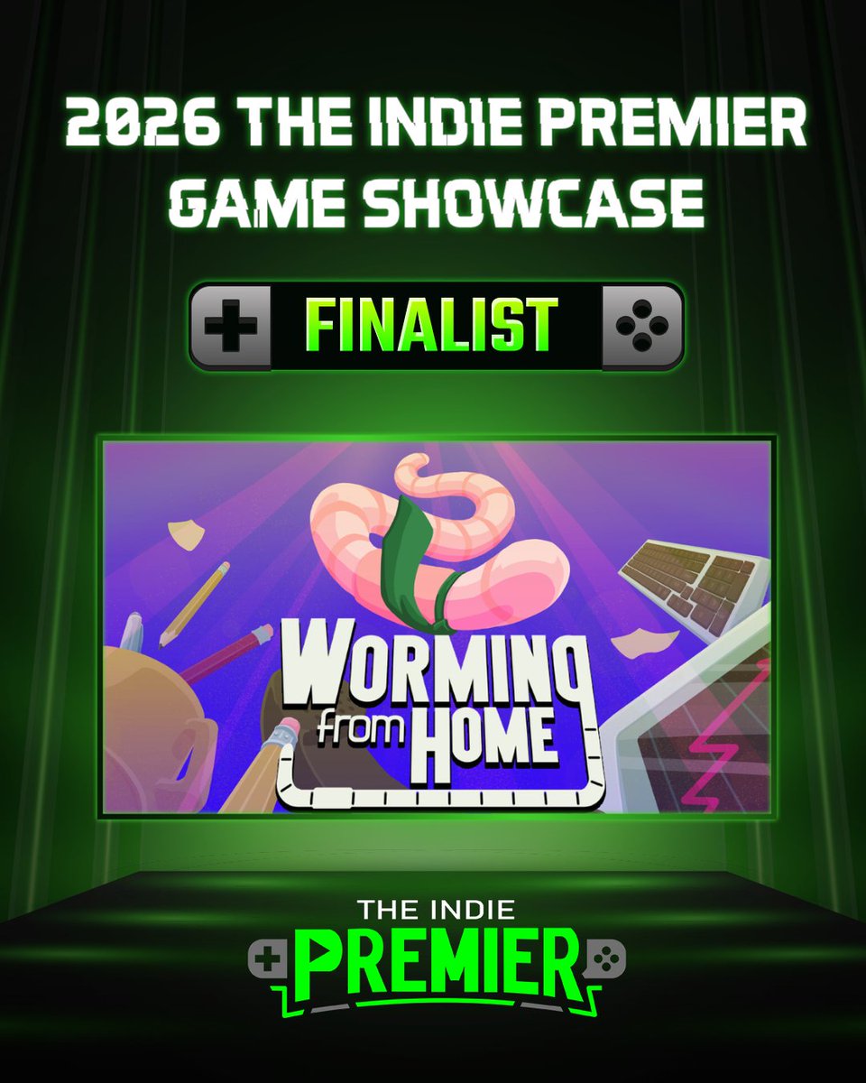 theindiepremier's tweet photo. @byzelgames @LoftySkyGames @Vivarium_Game @PlayAcclaim @PlaytonicGames @chibigstudio @baroquedecay @PlayDarkWest @eyeblinktwice @pixelated_milk @Team17 @neojunkcity @PolyarcGames @ACRChirimenjako Who says climbing the corporate ladder has to be boring? #WormingFromHome turns remote work into keyboard-smashing chaos.

Developed by Zach Northrop and Mason Sabharwal, published by Zach Northrop.
Wishlist Worming from Home on #Steam: https://t.co/VEE25EGd3n https://t.co/OxlyCHQO38