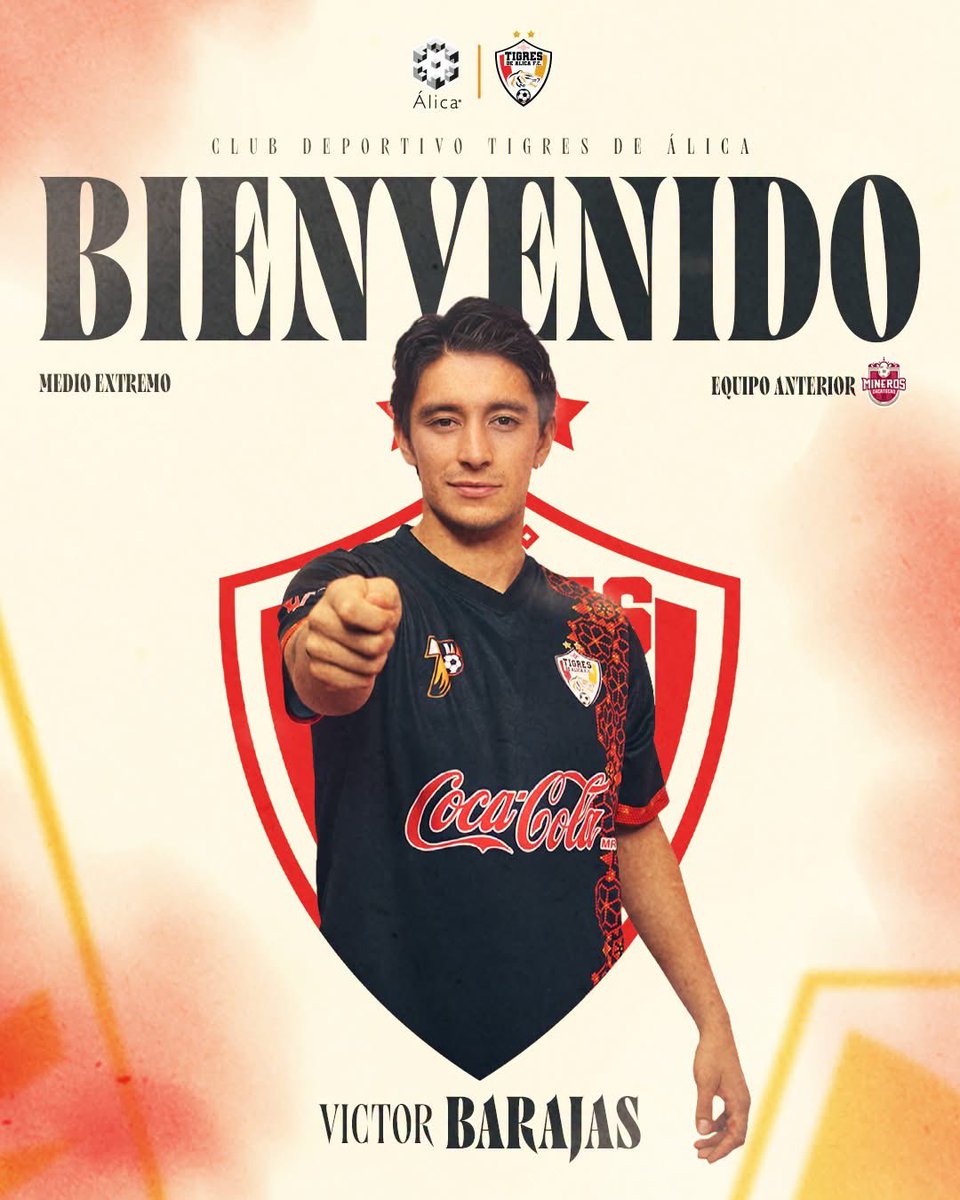 TigresAlicaFC's tweet photo. ¡Victor "La Bruja" Barajas, ya es Tigre!🐯

Un futbolista de ‘10��� que aportará experiencia y calidad para marcar diferencia desde el primer minuto.

¡Bienvenido, Victor! 

#TeQueremosVerRugir #SomosTIgres  🐅 https://t.co/ca0rFGGIDt