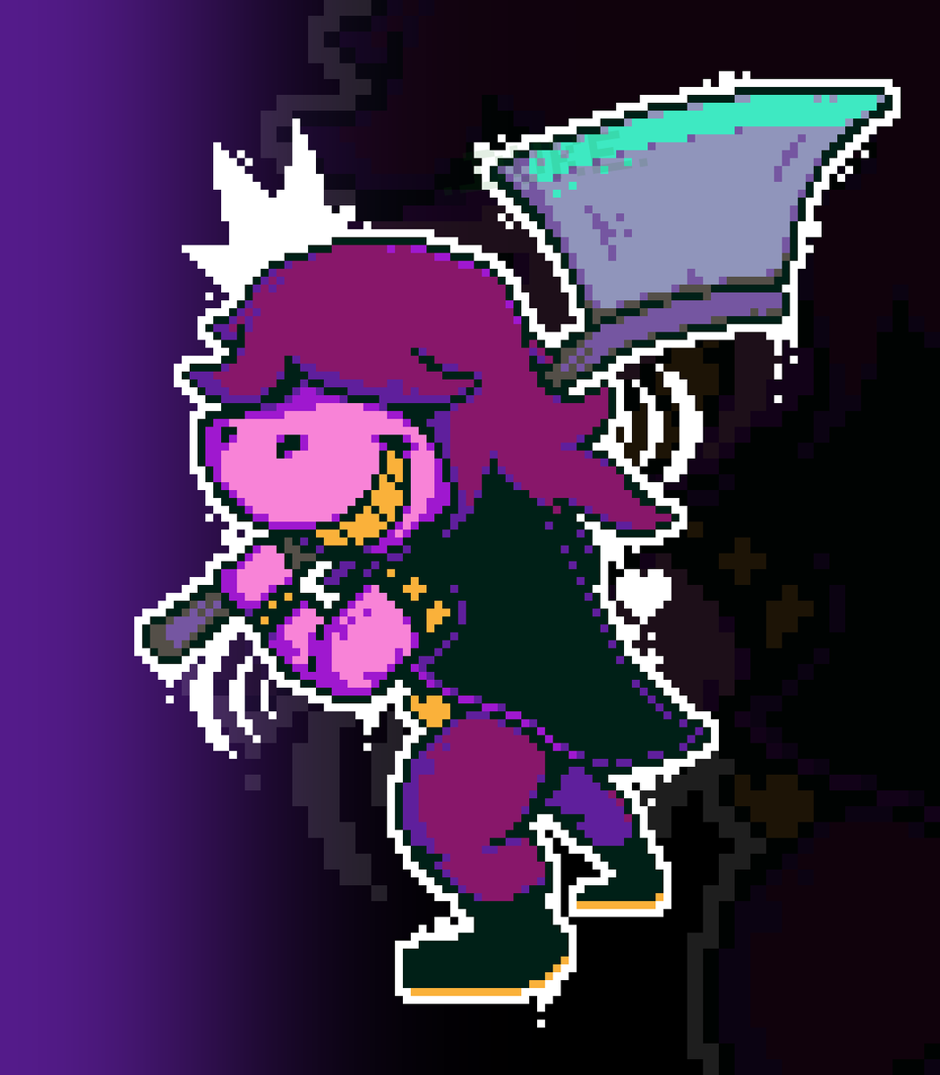 DukeMeansBiz's tweet photo. #DELTARUNE 
04 - Susie https://t.co/X5xJYszjWb