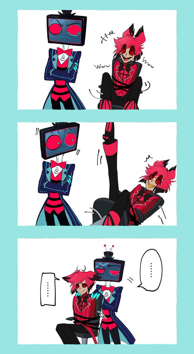 alexjohn76776's tweet photo. #Vox #Hazbinhotel #Voxhazbinhotel #comic #commissionopen https://t.co/oDC1GYOobJ