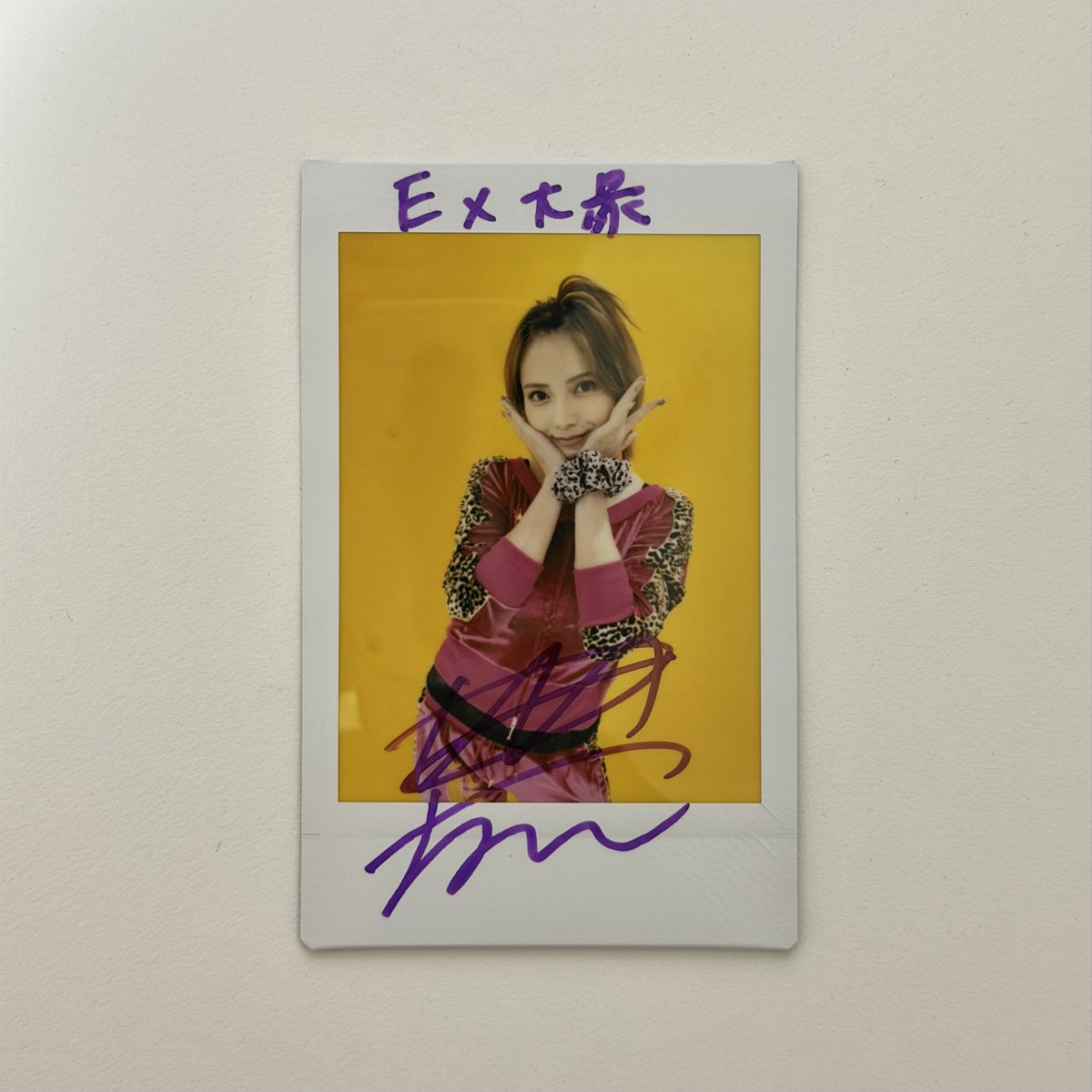 EX大衆のチェキ当選しました！ ヤンキーなしこたそかわいい！ #桃月