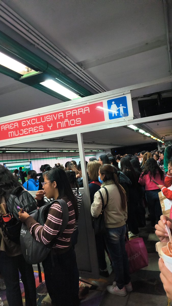 IsadCG13's tweet photo. @MetroCDMX @ctcdelmetro Por qué no bajan a la gente al llegar a Buenavista???? De por sí van casi llenos y luego en el andén un montón de gente https://t.co/OMCVlu8iMW