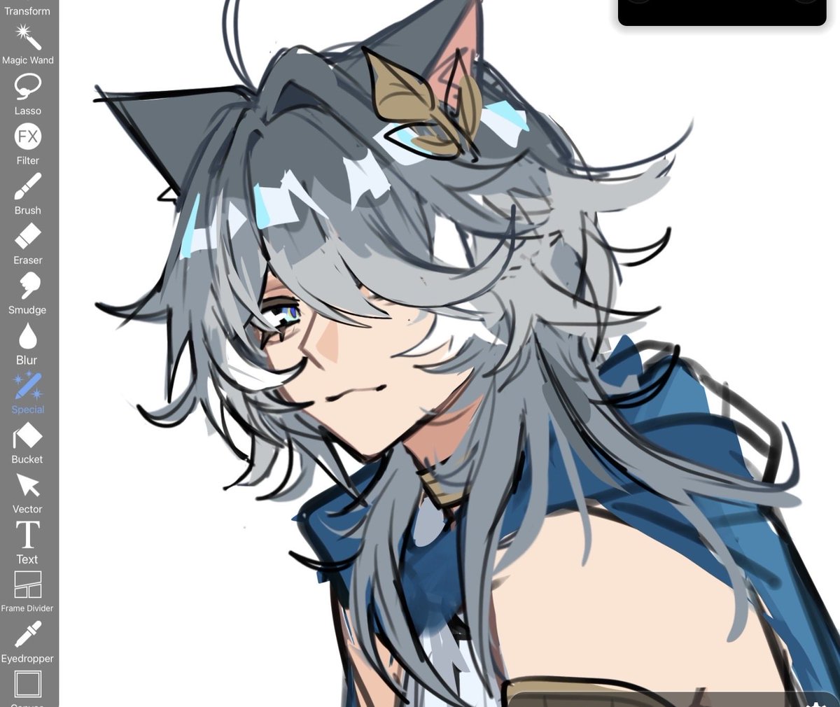 Minzhengi's tweet photo. Wait I lowkey fw that hair https://t.co/8PlAelDjOp