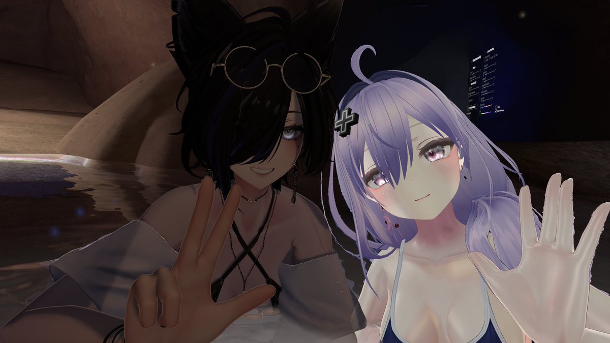 MioShina's tweet photo. #おはようVtuber
#VRChat
昨夜は
illuminant
Byvavassor
をPublic化してイン

洞窟の中の綺麗な水場❓
水の表現が良い～
来た人をナデナデしてお友達になったり
保菜ちゃん、MAFさんと偶然会いました❣
あと、男女のペアが沢山お話してくれて
賑やかで楽しかったです✨
一緒にいた皆さんもありがとう♪ https://t.co/MmwZq2NCQu