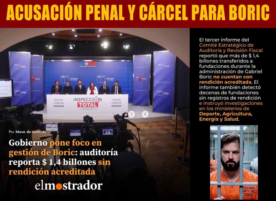 HectorRiverosC's tweet photo. Partido Republicano @PRChile y PNL @Partido_NL hagan la pega, @GabrielBoric no se la puede llevar pelada, si estuviéramos en Perú este atorrante ya estaría tras las rejas.. ¡¡CÁRCEL PARA BORIC!!
#partidorepublicano #PNL #fiscalia #poderjudicial #ministeriopublico #gobiernodechile https://t.co/uRKXHZczzh