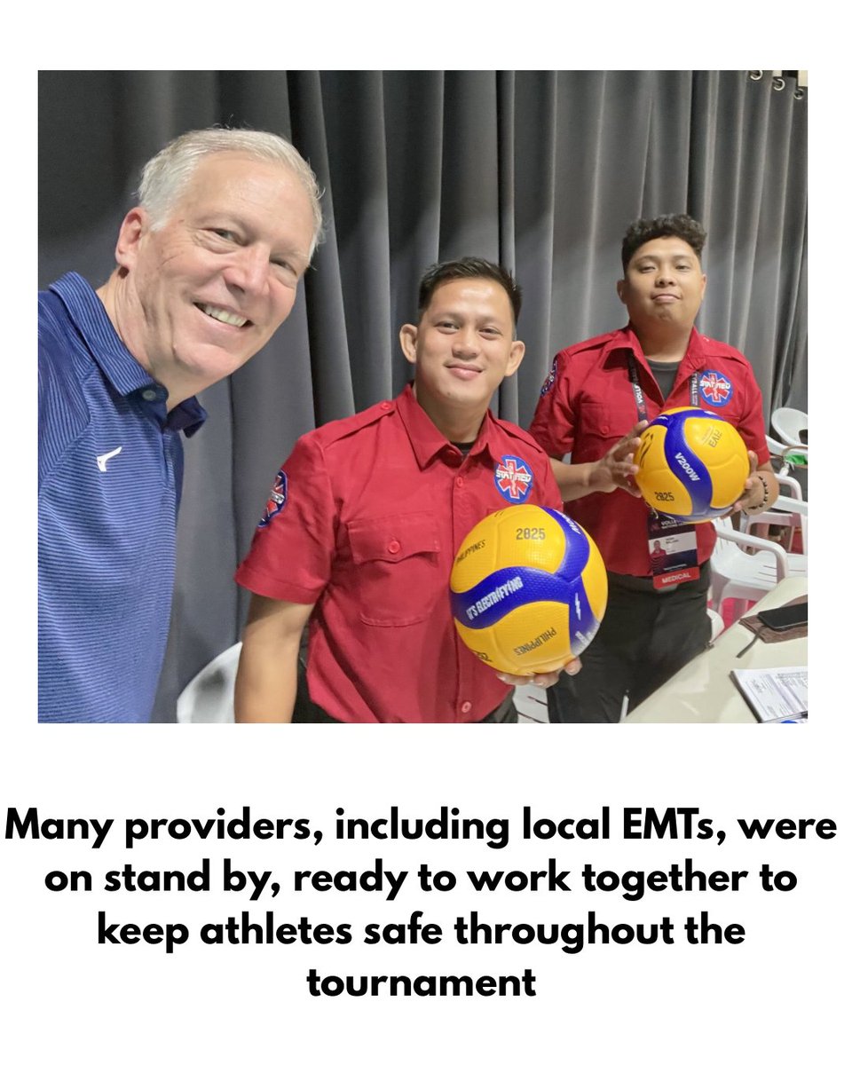 docmhutch's tweet photo. A  week in the life of a #teamphysician for USA Volleyball, Part 3 https://t.co/SCU5MV0ZeY