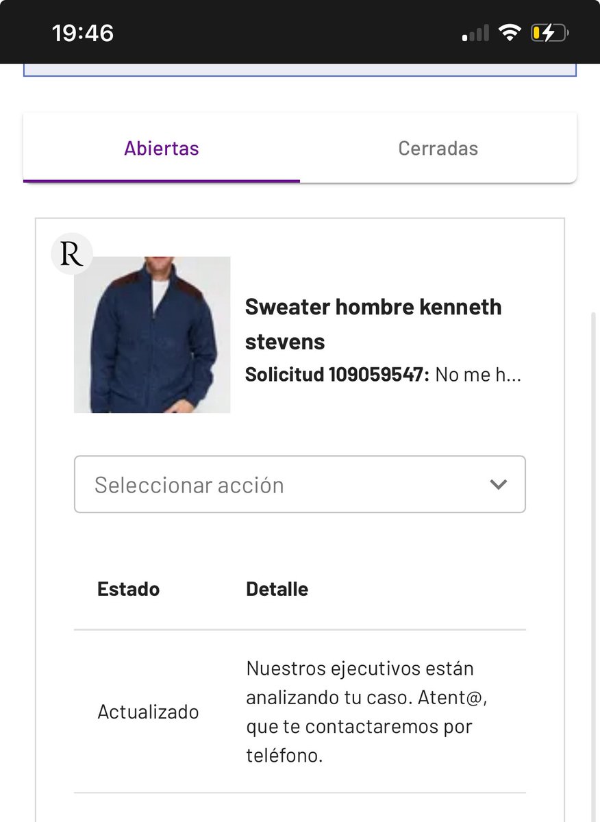 Al3jandroMnroy's tweet photo. Más encima @RipleyChile  te mande 2 ticket de que la wea la despachar hoy y me sale que están evaluando la wea no pueden ser más incompetente los qlos  que wea están analizando que tienen que despachar algo antes de las 18:00  por weones les anulo la compra https://t.co/C7tv0REnqT