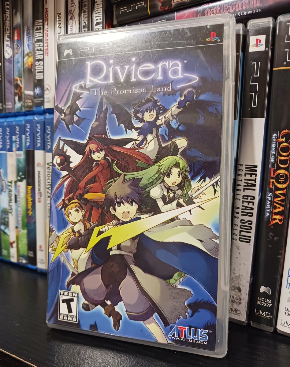 FrappMocha's tweet photo. One of the coolest rpg I was happy to finish. Although I had to resort to Google to get out of the puzzle forest, still a great experience.
There's a Switch game coming up for this but not sure I'm going to get it.
I highly suggest you try Riviera 🗡
#PSPWednesday #PSParadise https://t.co/TNjC9R7nug