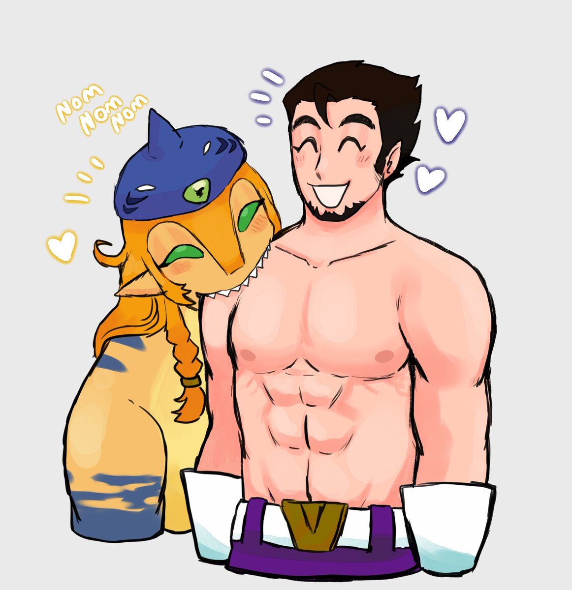 PikafaaART's tweet photo. Mordidas de amor 🦈💛 (invoco a los fooligetteros para una cadena de mosrdidas plz 🙏) #fooligetta https://t.co/OVypmICtvY