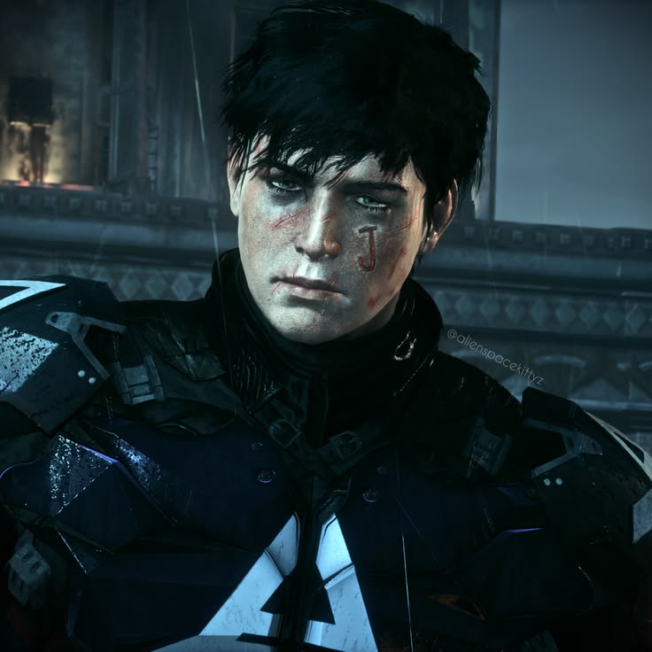 teamojasontodd's tweet photo. pra quem nunca leu nada do jason:

cicatriz antes de morrer/autópsia: soco do prime
sem cicatriz e mecha branca: poço de Lazarus
"J" no rosto: universo arkham, não morre

tecnicamente, é impossível ele ter essas três coisas juntas https://t.co/lDlUxojs3V