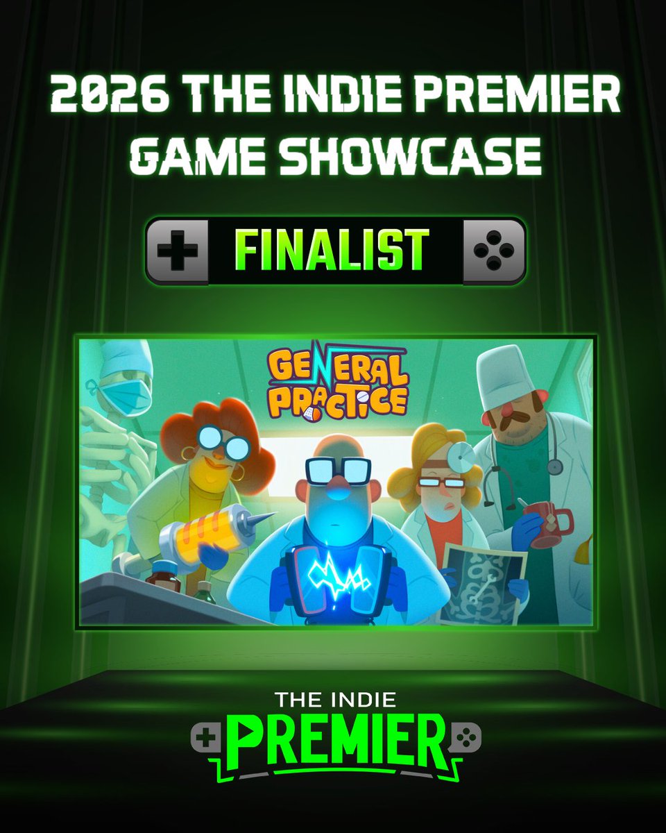 theindiepremier's tweet photo. @byzelgames @LoftySkyGames @Vivarium_Game @PlayAcclaim @PlaytonicGames @chibigstudio @baroquedecay @PlayDarkWest @eyeblinktwice @pixelated_milk @Team17 @neojunkcity @PolyarcGames @ACRChirimenjako @Retroware @Nikiforov_dev @DeadlyCrowGames @froghatlabs @YulliaProhorova Treat patients with increasingly outrageous medical equipment in #GeneralPractice and discover that “do no harm” is easier said than done.
Developed and published by Mokum Games.
Wishlist General Practice on #Steam: https://t.co/LqulUcHb24 https://t.co/8yQdzPjXNc