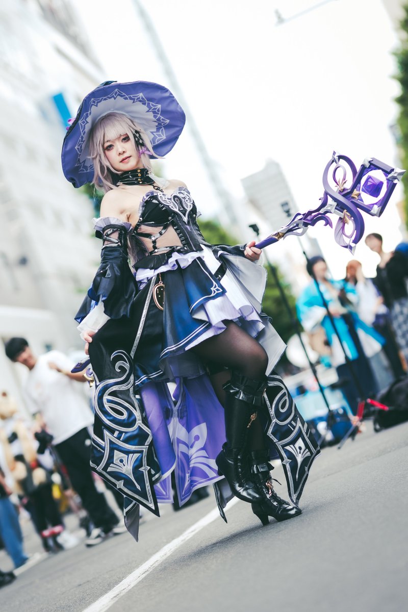 Chizuru_Nanami_'s tweet photo. #サツコス　
崩壊スターレイル/マダム・ヘルタ

撮影:KOH+さん
撮影ありがとうございました！
全身入る構図嬉しい☺️💕 https://t.co/vjLvke19iA
