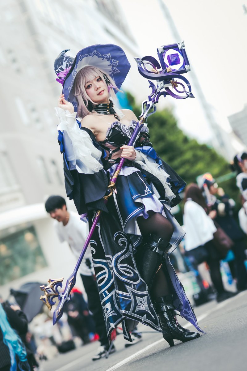 Chizuru_Nanami_'s tweet photo. #サツコス　
崩壊スターレイル/マダム・ヘルタ

撮影:KOH+さん
撮影ありがとうございました！
全身入る構図嬉しい☺️💕 https://t.co/vjLvke19iA