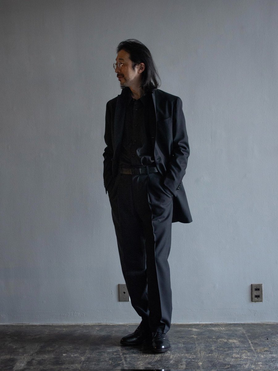 TOKIARI_shop's tweet photo. 'DIRK' TAILORED JACKET 2.0.0 - Tropical Wool - Black
中村着画版 https://t.co/DdroKED3RB