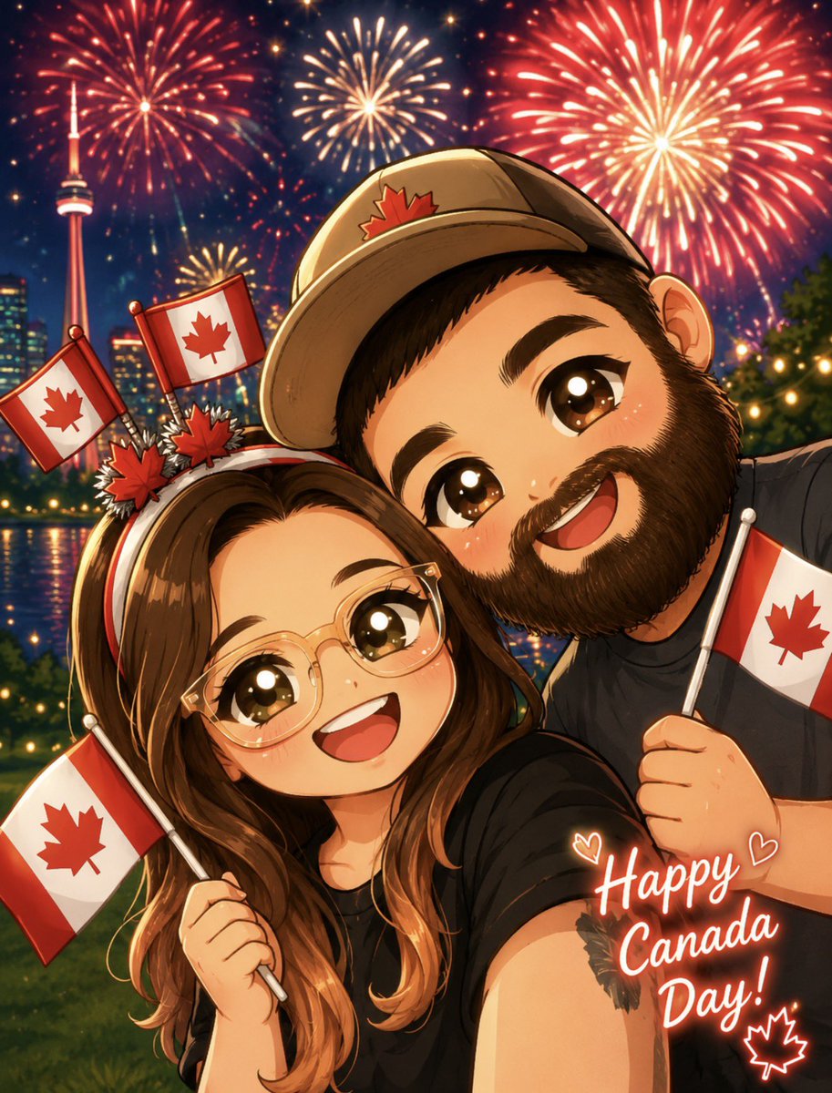 CallMeAByte's tweet photo. Canada Day with my favourite person @CodeMeAPixel ❤️🍁 We celebrate the country we call home while honouring the Indigenous Peoples who have cared for these lands since time immemorial and acknowledging the harms of colonization. #CanadaDay #TruthAndReconciliation https://t.co/SemsWGPnzu