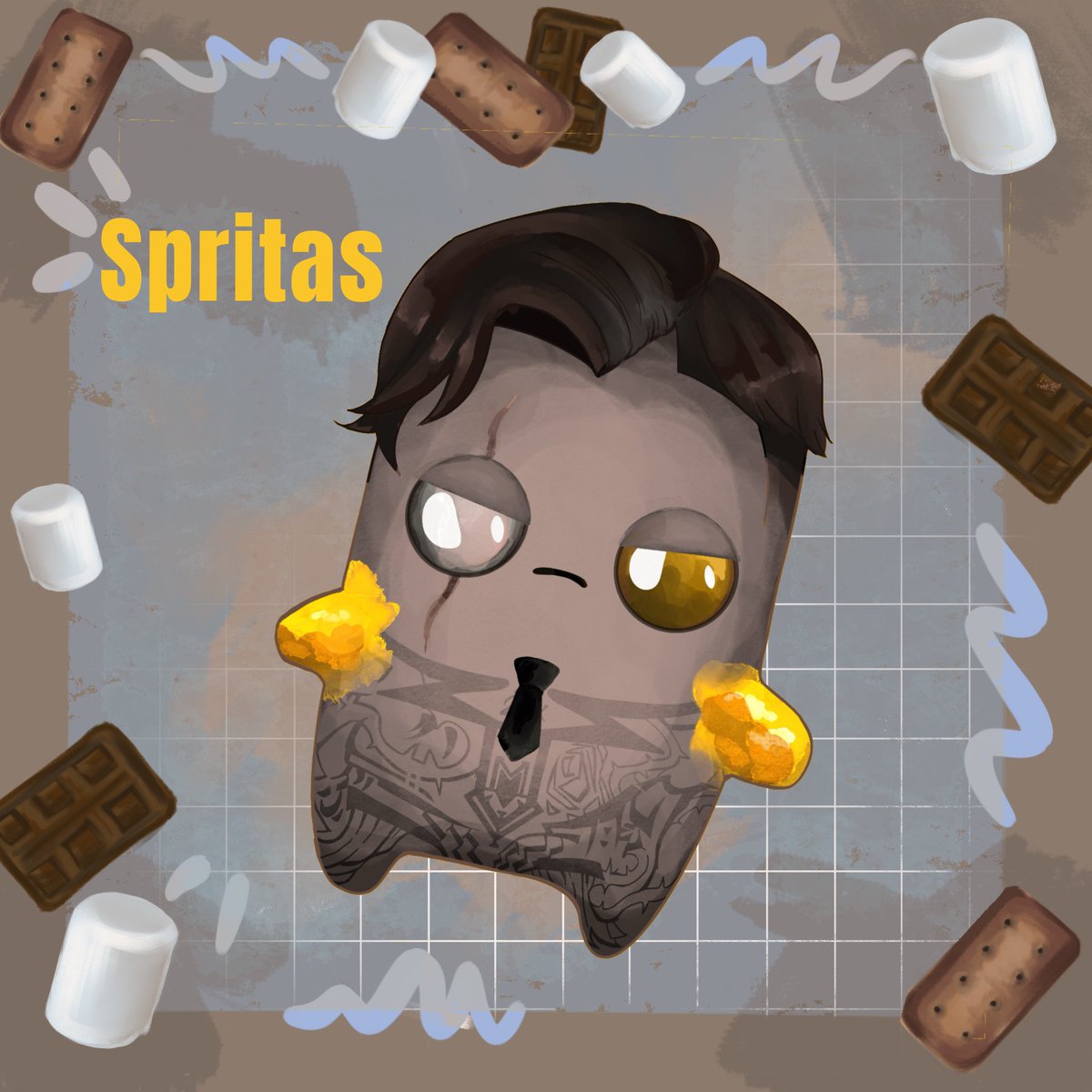 smoreisonfire's tweet photo. My sprite design!! It’s Spritas! #DesignASprite #fortnite #fortnitecontest https://t.co/TBy40ANicK