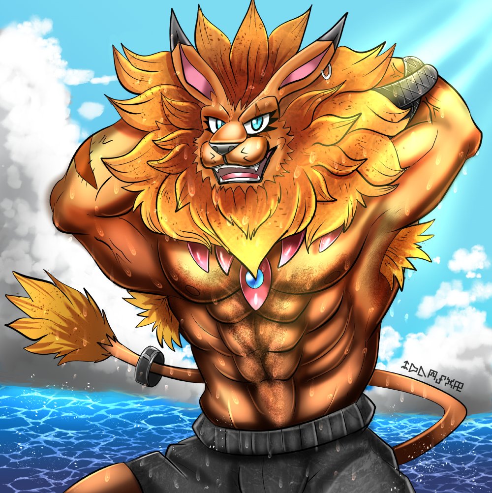 phatmon66's tweet photo. Its been hot so here's Leomon!
#Digimon #Digimonfanart #Leomon #digitalart https://t.co/Tz7ZsJMdlQ