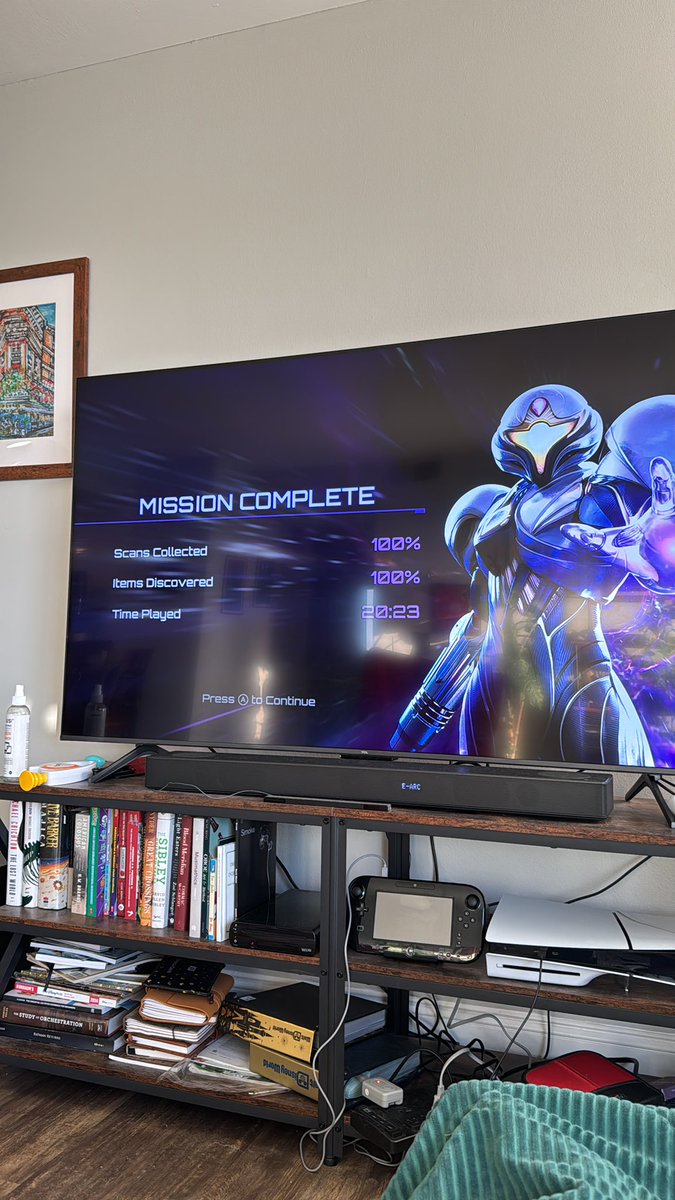 daem731's tweet photo. Mi segunda pasa y ahora sí al 100%!

Increíble #MetroidPrime4 https://t.co/J6ygJJbn7P
