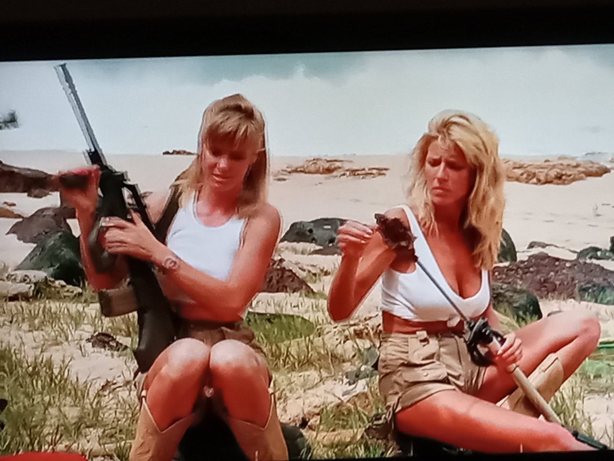 MadRauch's tweet photo. @flixology101 @GandgTheater Your calander inspired me to take an Andy Sidirus trip with 1989's Savage Beach. https://t.co/edVabkOx0F