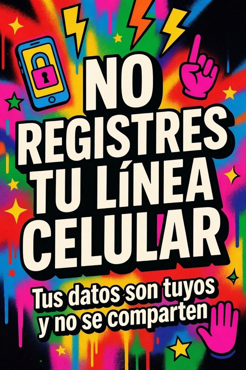 Hisoymario's tweet photo. Con la novedad que aún tengo mi línea celular y no me registre, ni lo haré https://t.co/eVVW8QDiP1