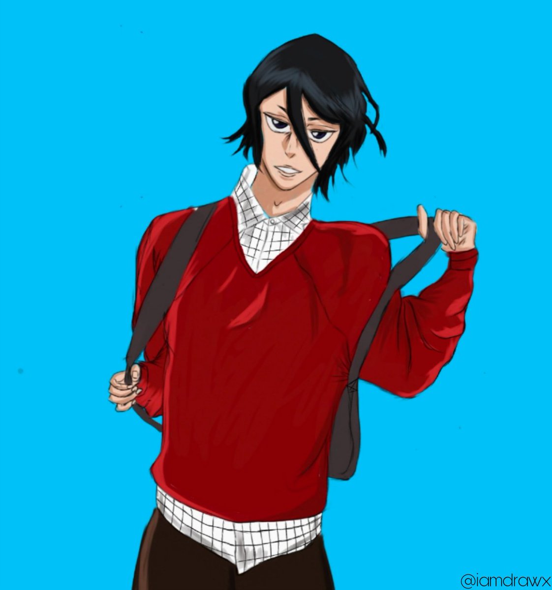 Iamdrawx's tweet photo. Rukia genderbend❄ https://t.co/NhT5KbKH1j