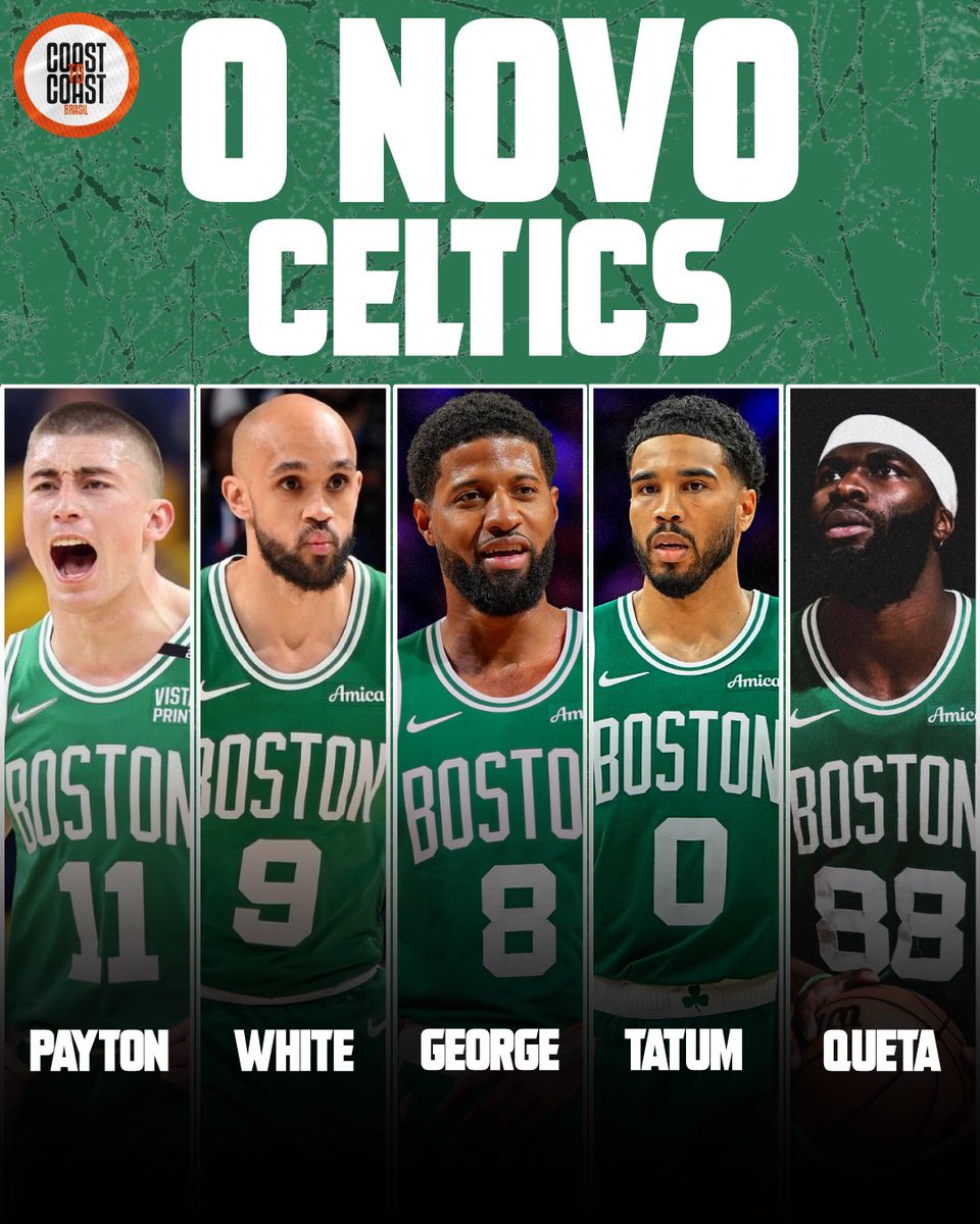 brasilcoast2's tweet photo. 🫵🏽 RESPONDA:

ATÉ ONDE CHEGA O NOVO CELTICS?

TIME DE MOMENTO! https://t.co/0dUNsUbSph