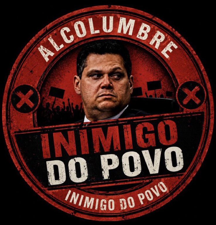 esquerdeando's tweet photo. ALCOLUMBRE INIMIGO DO POVO https://t.co/Uz2mZH5D3o