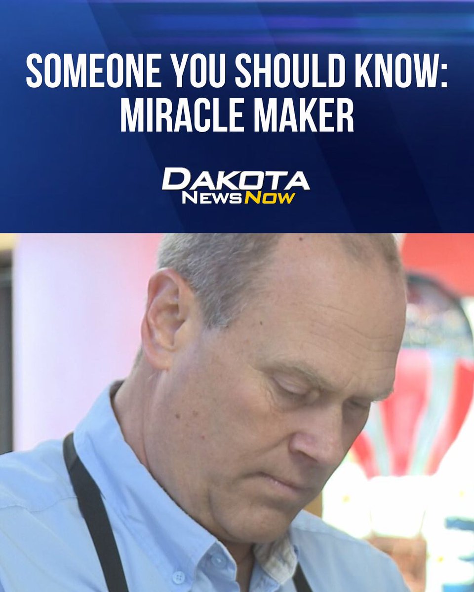 dakotanews_now's tweet photo. DeLon Mork Madison Dairy Queen sells more than 40,000 Blizzards on Miracle Treat Day and has raised more than $1 million for the Children’s Miracle Network. That's why he's this week's "Someone You Should Know".

Story >> https://t.co/mnLBpn07sD https://t.co/ZGr4cL9omK