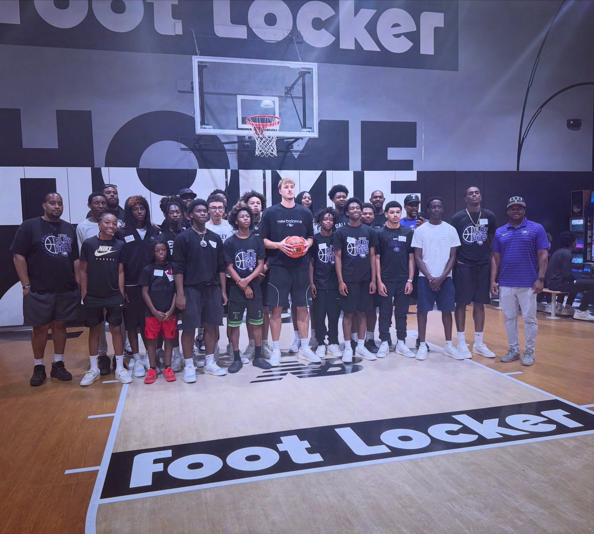 CrowleyBball's tweet photo. What a way to close out the summer!
Today, we had the opportunity to visit Foot Locker in North Fort Worth for the New Balance 950 Launch Activation, where our players experienced an incredible event celebrating the game and meeting Cooper Flagg!
#ComeFlyWithUs https://t.co/NXodPGd5Rj