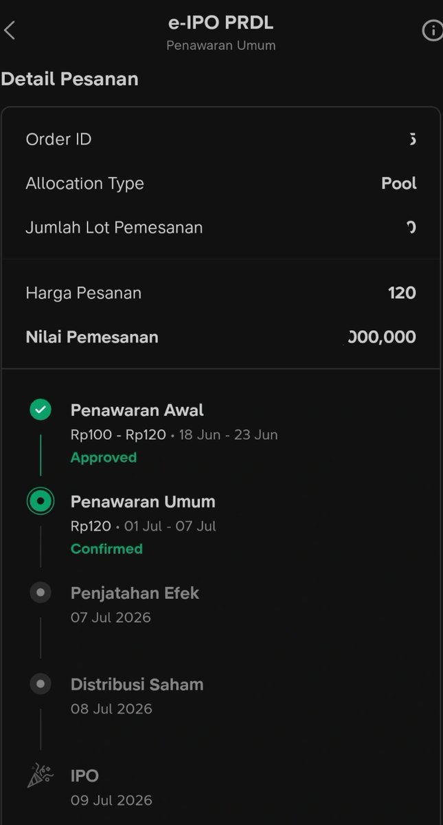 jojidiebetter's tweet photo. #PRDL
Melihat prospek dan kabar yang cukup hangat untuk IPO saham satu ini, saya rasa pesan 90% dana invest bukanlah kesalahan 😁. Kayanya kalaupun dikasih penjarahan >50% lot ketar ketir juga https://t.co/UjciKeh2h3